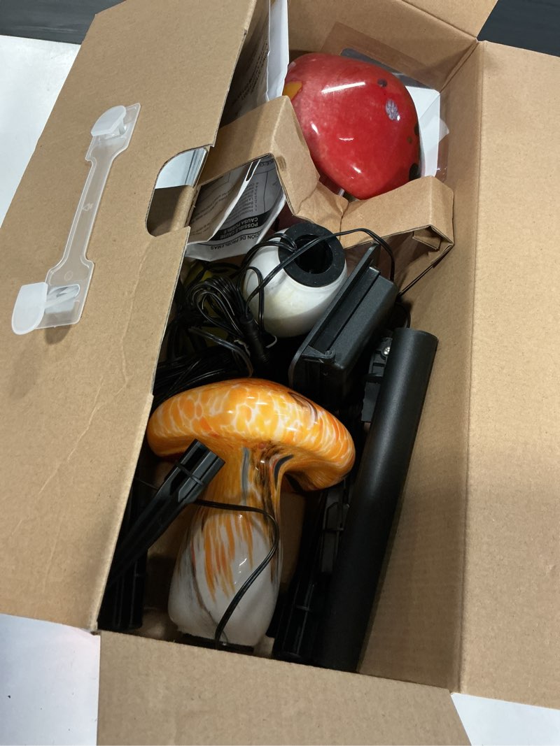 Condition photo showing Good Condition for harbor breeze solar mushroom 2 -lumens multi color solar led outdoor path light ( 3000-k )