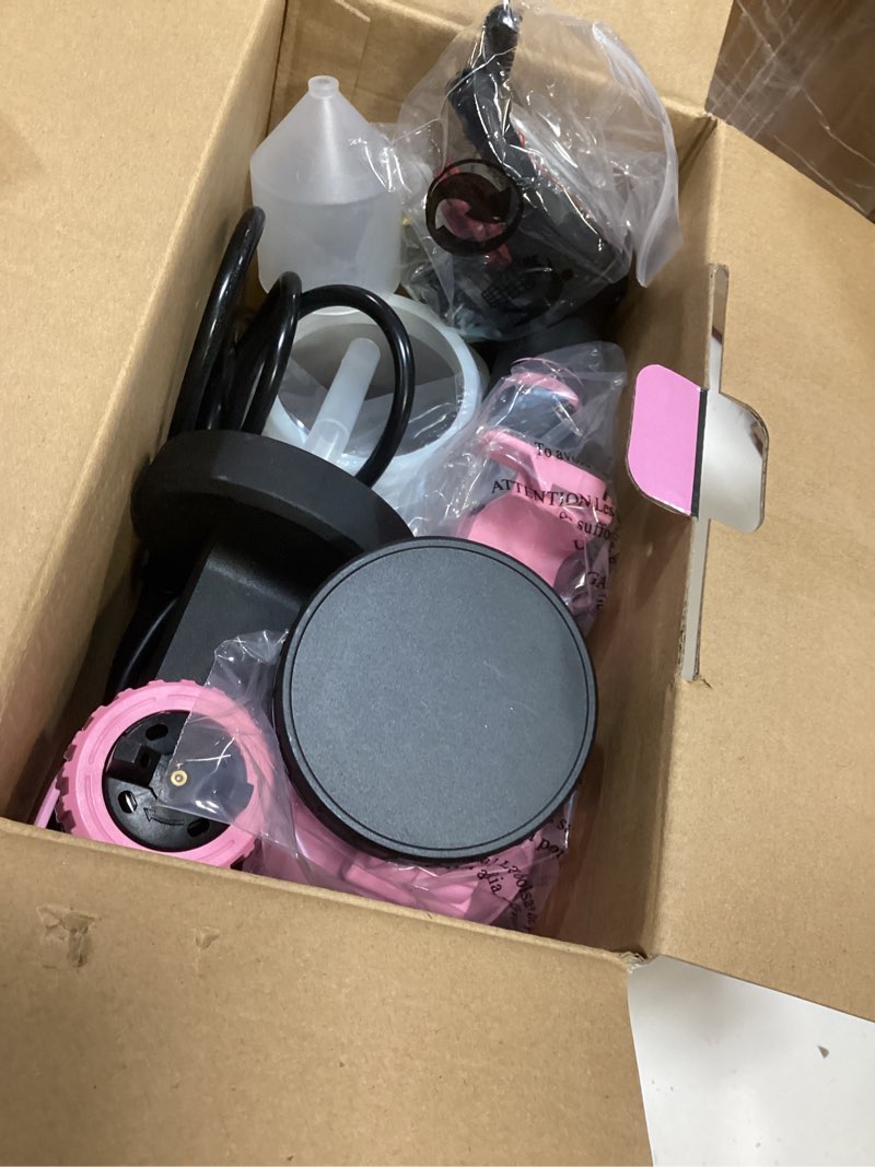 Condition photo showing Good Condition for paint sprayer, 700w hvlp paint spray gun with cleaning & blowing joints, 4 nozzles and 3 patterns, easy to clean, for furniture, cabinets, fence, walls, door, garden chairs etc. vf803 pink