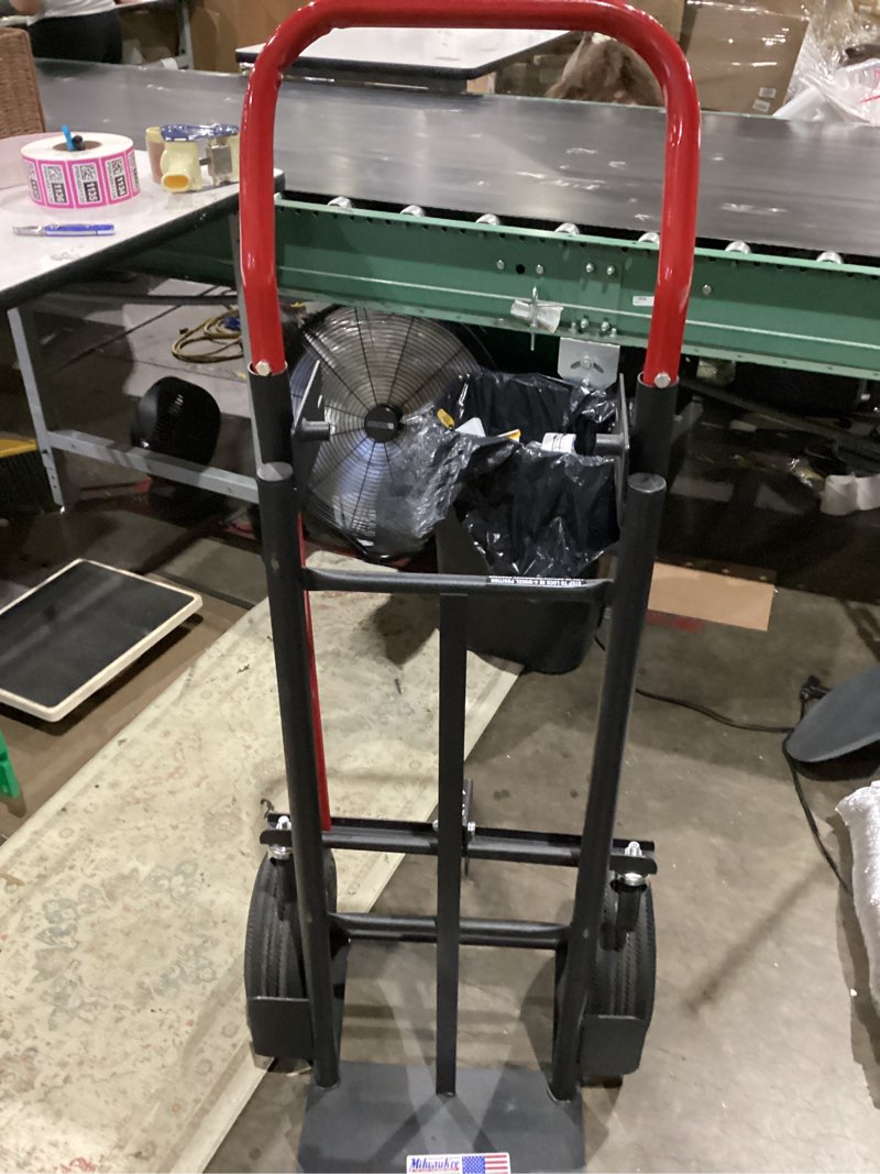 Condition photo showing Good Condition for milwaukee 800-lb capacity 4 -wheel multiple colors/finishes steel convertible hand truck
