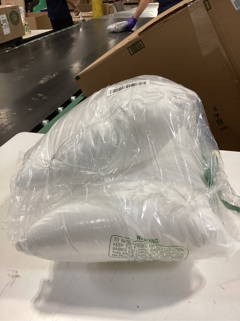 Condition photo showing Good Condition for kevin textile outdoor pillow insert 14 x 36 inch 1 pack waterproof long lumbar pillow insert for sham large body pillow stuffer sham cushion for porch swing living room couch bed sofa home décor 36" x 14" (pack of 1) white