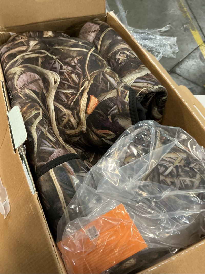Condition photo showing Good Condition for wasserflux fishing waders for men, waterproof 4mm neoprene hunting waders, 8mm reinforced knees, 800g insulation bootfoot 7 camo