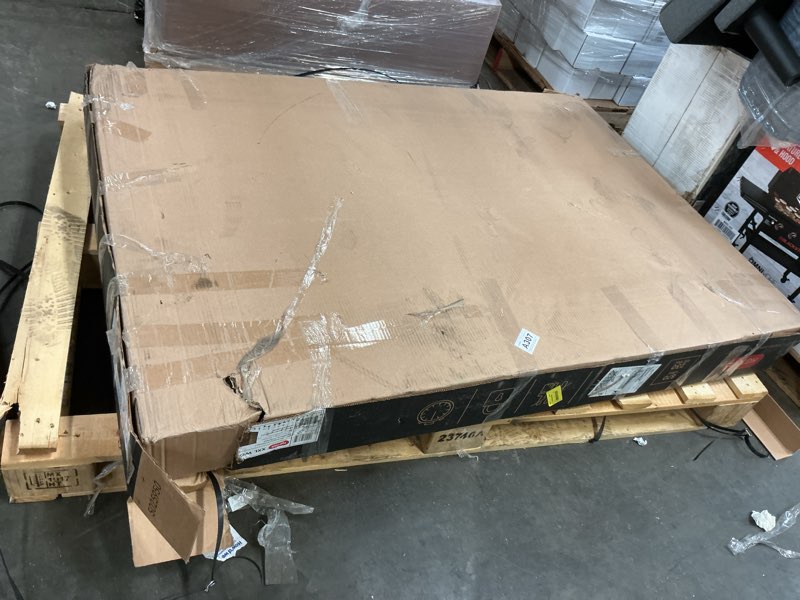Condition photo showing As Is for keter 230-gallon xxl deck box, brown:- brown