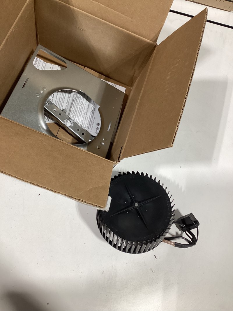 Condition photo showing As Is for broan-nutone 80 cfm, 2.5 sones assembly kit replacement bath fan motor