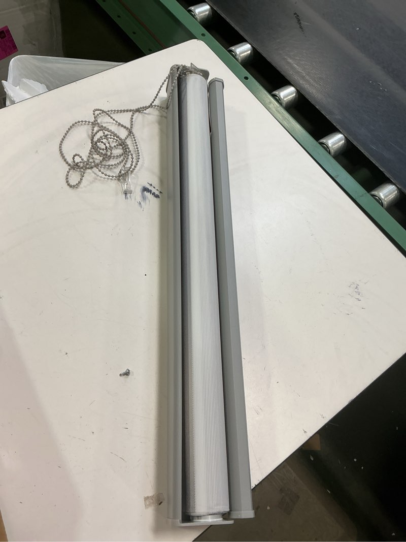 Condition photo showing Good Condition for GHV Corded Zebra Blinds for Windows Blackout Dual Layer Privacy Shades for Indoor Windows Light Control for Day and Night Home Office (Gray, 29 in(W) x 64 in(H)) Gray 29"W x 64"H