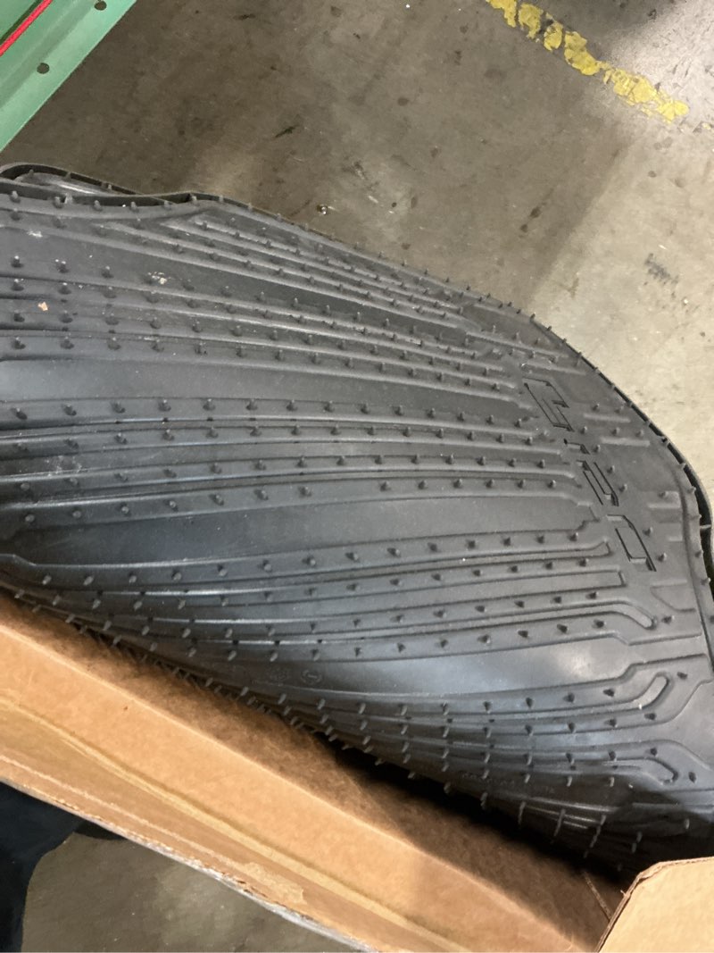 Condition photo showing As Is for husky liners x-act contour floor mats | fits 2015-2026 ford f-150, 2022-2026 lightning, supercrew (crew cab) & supercab (ext cab) | front row, 2-pc black - 53341 front - supercrew or supercab