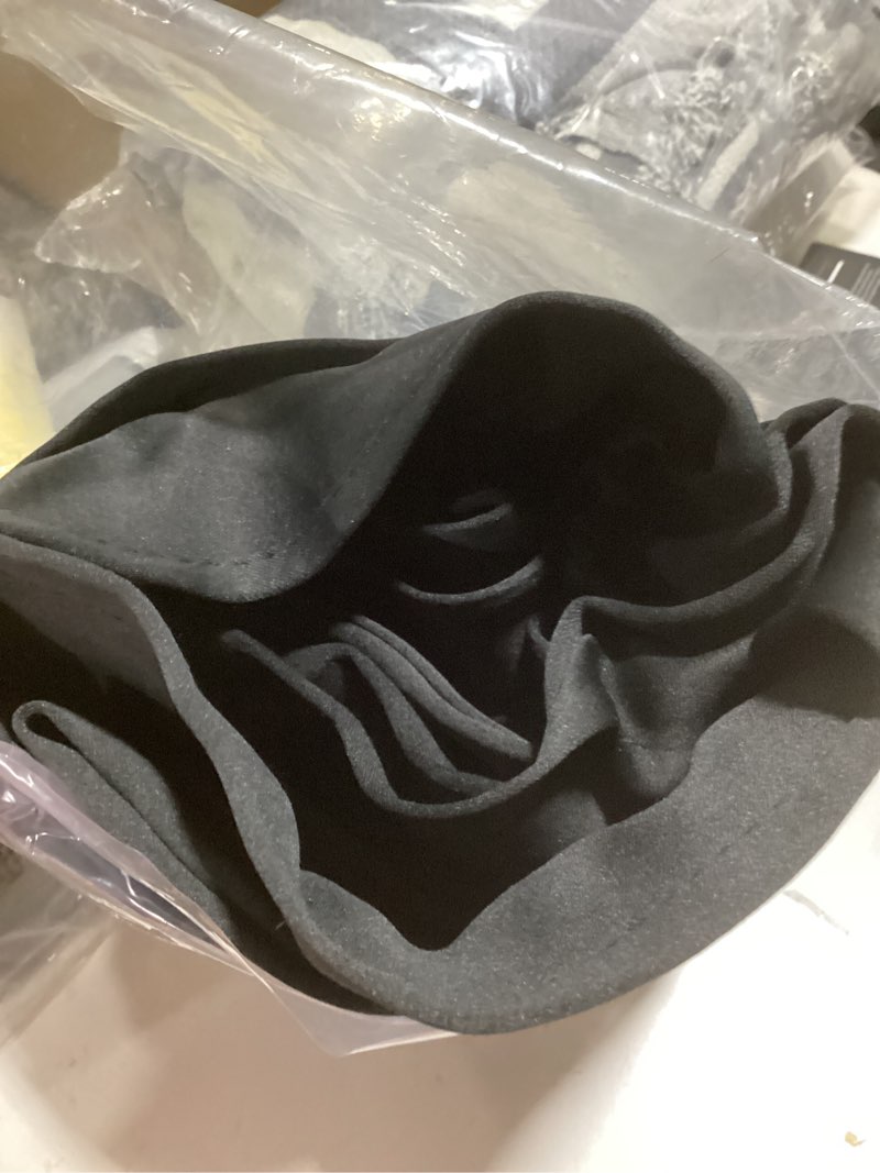 Condition photo showing Good Condition for nicetown blackout curtain panels for bedroom, black, 2 panels, w29 x l20-inch, thermal insulated grommet top blackout draperies and drapes for basement black 29"w x 20"l (pack of 2)