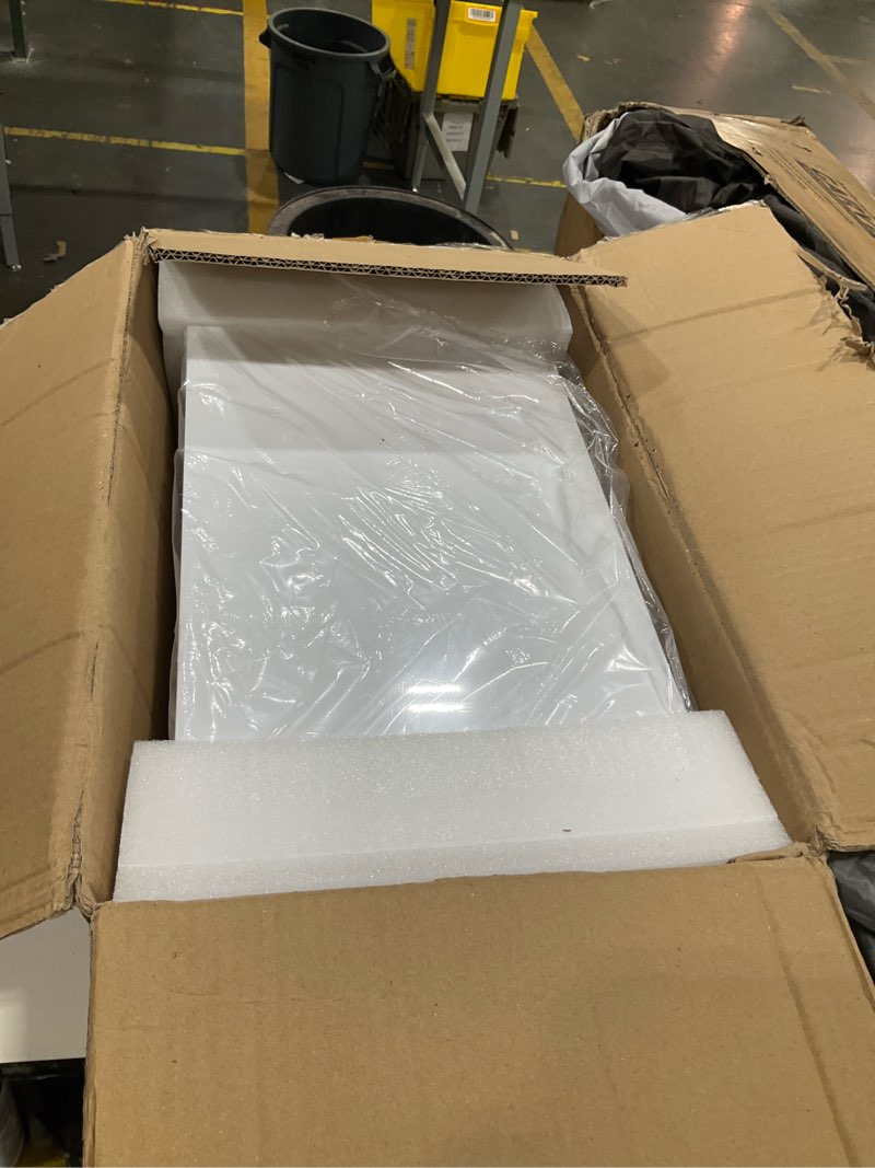 Condition photo showing Good Condition for breezehug 4 pcs extra large buffet food risers, 17.7", 16.7", 15.7", 14.7" acrylic risers for buffet table display stand shelf white cube nesting boxes for catering dessert collectibles jewelry