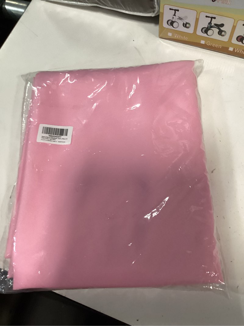 Condition photo showing Good Condition for hiasan round tablecloth 120 inch - waterproof stain resistant spillproof polyester fabric table cloth for dining room kitchen party, pink 120\" (round) pink