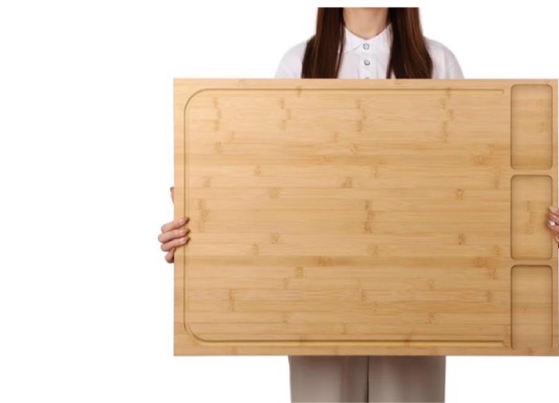 Stove Top Covers for Electric Stove 30”x22” (Outer) / 28.9”x20.8” (Inner) - Acacia Wood Noodle Board Gas Stovetop - Stove Top Covers for Gas Burners - Sink Cover For Counter Space (Walnut, X-Large) Walnut X-Large