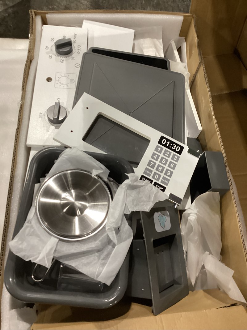 Tiny Land Play Kitchen for Kids, Wooden Kids Play Kitchen Playset Chef Pretend Play Set for Toddlers