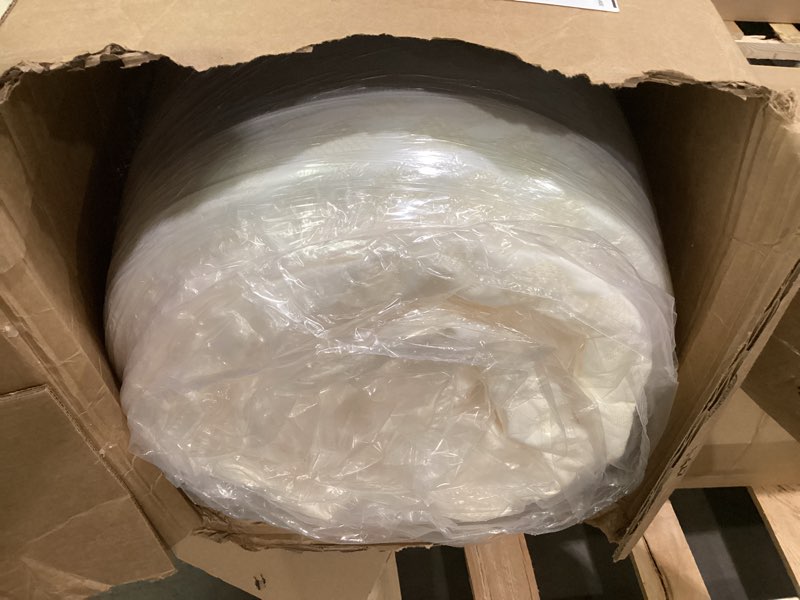 Condition photo showing New/Like New for signature design by ashley chime memory foam 12" king mattress with thick memory and support foam for pressure relief, fiberglass free, mattress in a box king 12"