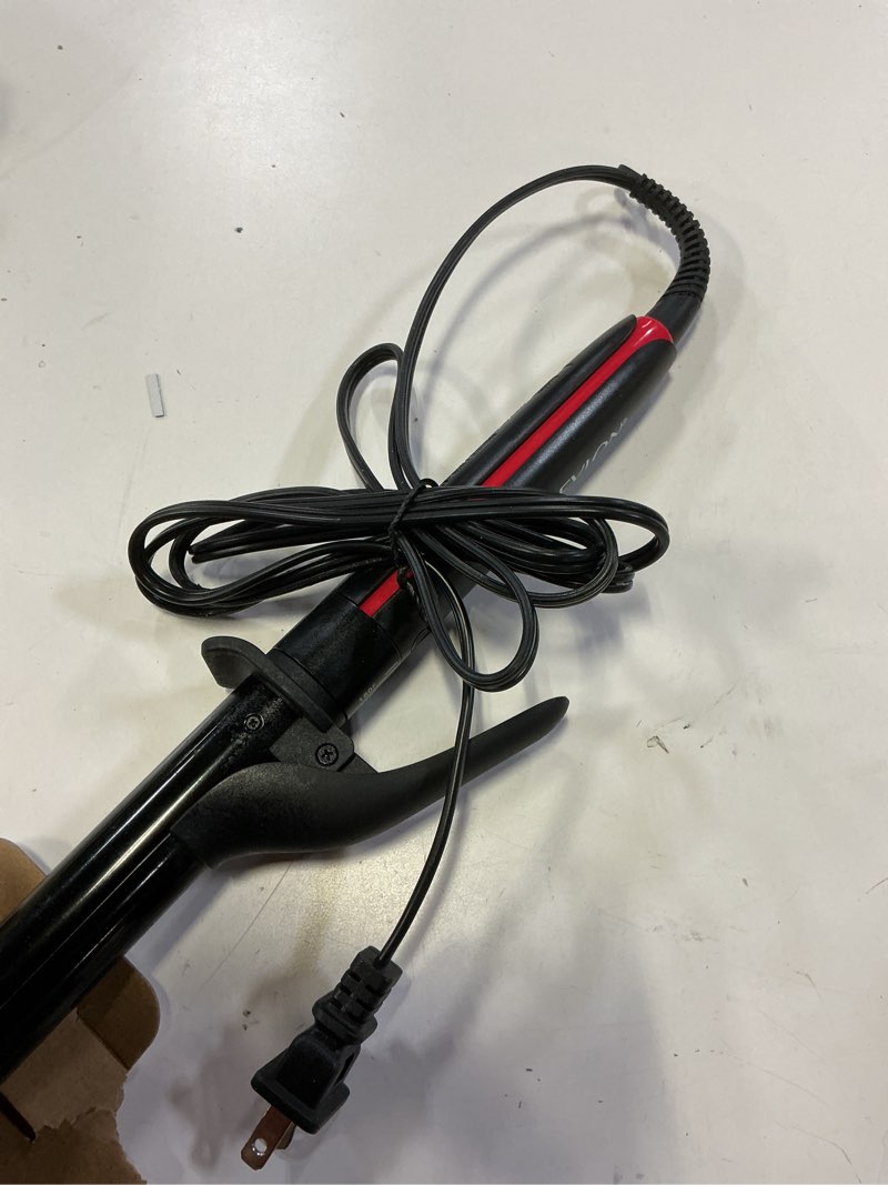 Condition photo showing Good Condition for revlon smoothstay 1" coconut oil-infused curling iron, black