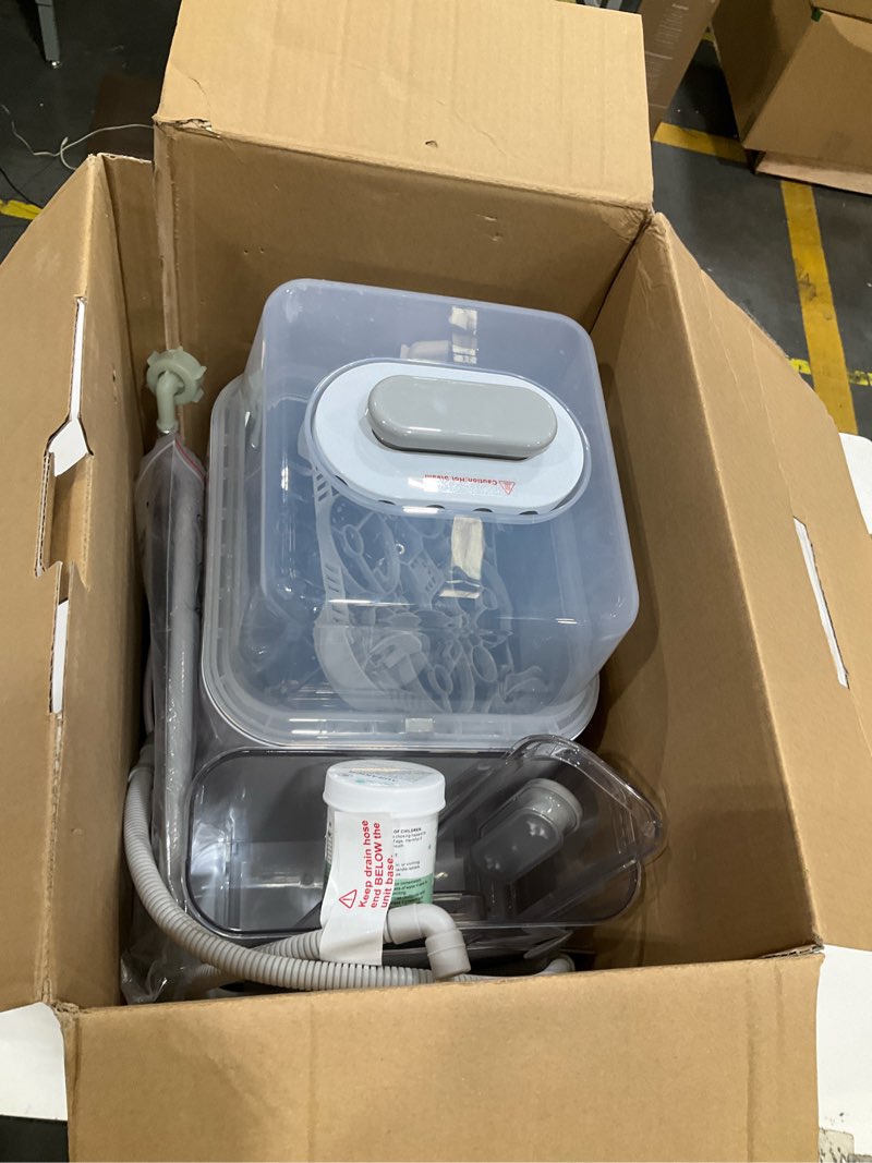 Condition photo showing Good Condition for baby bottle washer, sterilizer & dryer - all-in-one pro cleaning machine with fishbone spray arm, self-cleaning & auto mode, dual water inlet for bottles, breast pump & baby essentials