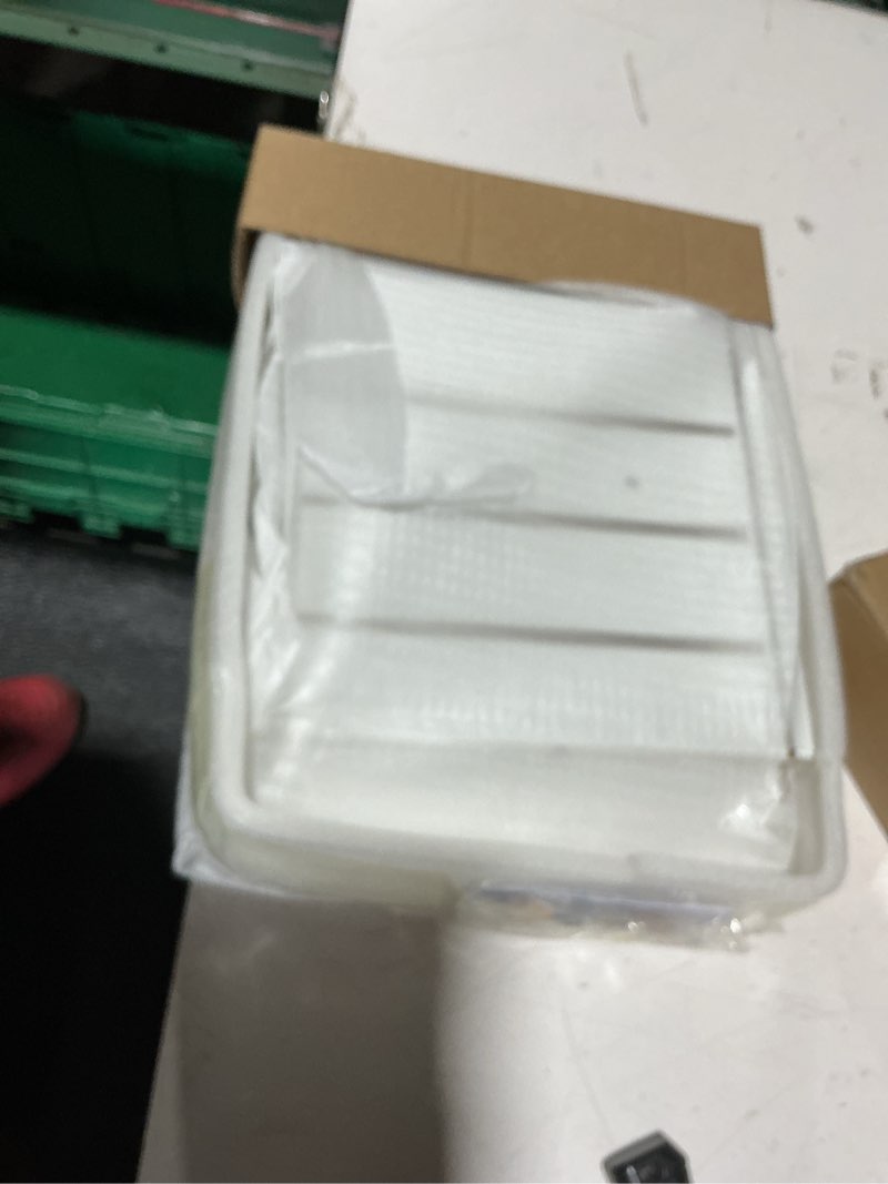 Condition photo showing New/Like New for EMERIT 4-Tier Adjustable Paper Organizer, Large Capacity Desktop Organzier for Textbooks/Magazines/Office Files, Wooden Dividers, 7 lbs per Shelf, White 4 Tier-white