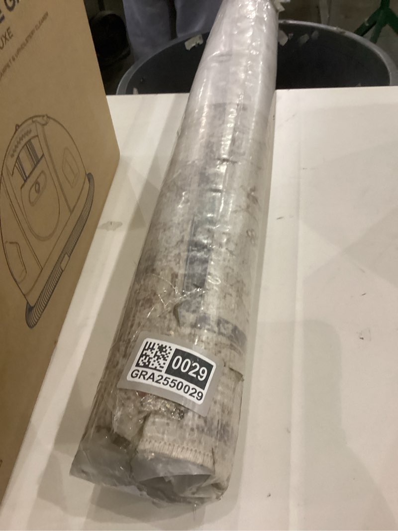 Condition photo showing New/Like New for Superior Floral Scroll Washable Runner Rug, Cotton Backing, Pet & Kid Friendly, Non-Slip Rugs for Hallway, Entry, Kitchen, Low Pile Area Rug, Swan Collection, 2' 7" x 8', Cream 2'8" x 8' (Rectangular) Swan - Cream