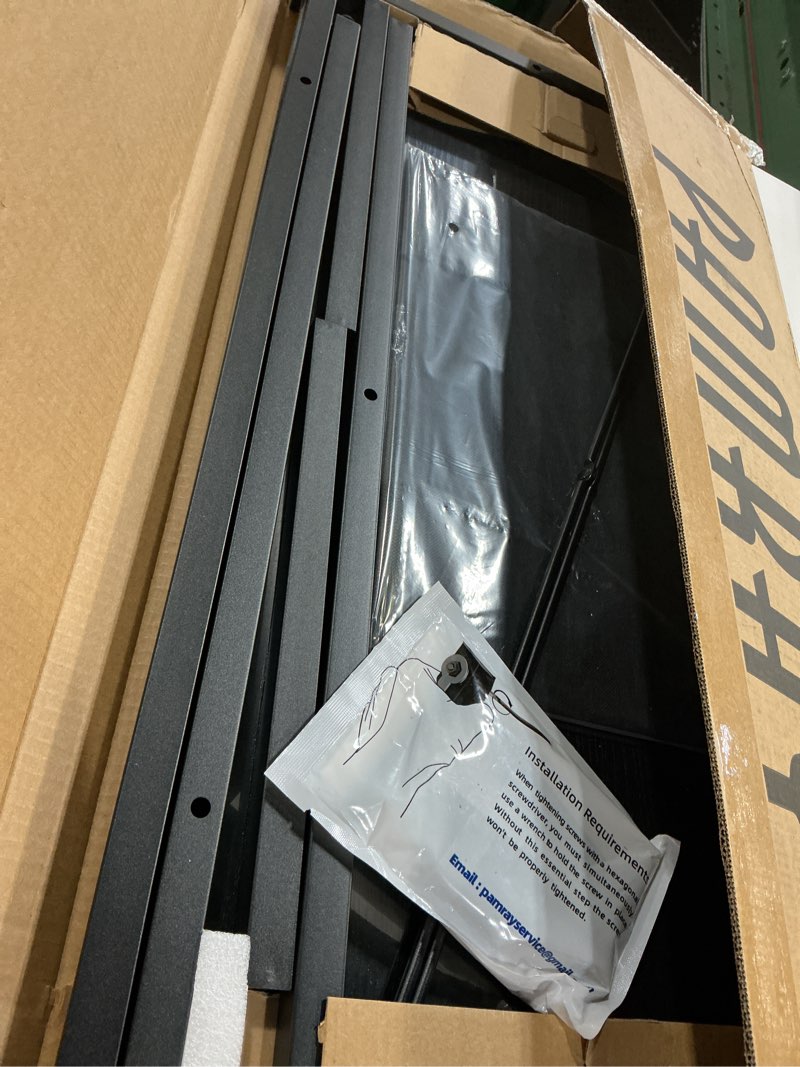 Condition photo showing New/Like New for Pamray 32 Inch Computer Desk for Small Spaces with Storage Bag, Home Office Work Desk with Headphone Hook, Small Office Desk Study Writing Table Black 32 inch