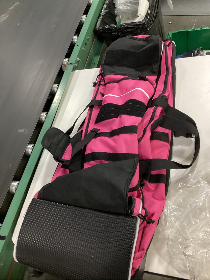 Condition photo showing Good Condition for (similar design to stock  photo)rolling wheeled ladies bag for sports equipment,pink