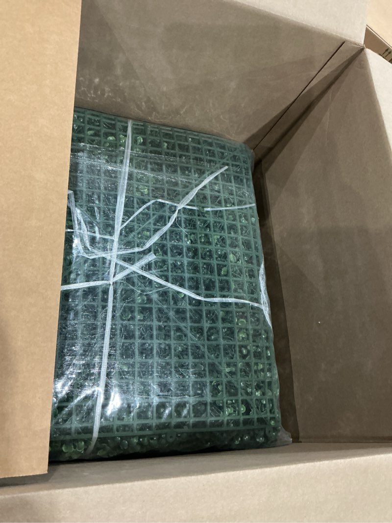 Condition photo showing Good Condition for artificial grass wall panels, 12 pack 20x20 inch boxwood hedge wall panels with 100 zip ties, boxwood backdrop for outdoor indoor decorative fences privacy hedge 20"x 20" 12pcs boxwood