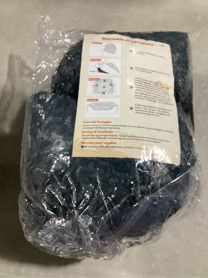 Condition photo showing Good Condition for INVENHO Rectangle Washable Orthopedic Dog Bed for Small, Medium and Large Dogs, Soft Calming, Sleeping Puppy Bed Durable Pet Cuddler with Anti-Slip Bottom, S (20"x19"x6") S(20"x 19"x 6") Grey