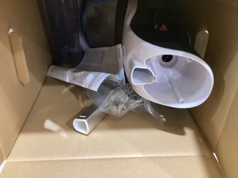 Condition photo showing As Is for hoover powerdash pet compact carpet cleaner machine, lightweight design, heatforce fast drying, antimicrobial brush roll, pair with a hoover carpet cleaner solution