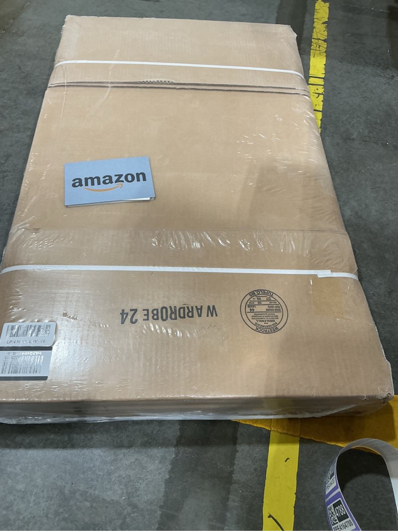 Condition photo showing New/Like New for amazon basics wardrobe clothing moving boxes with bar - 24" x 24" x 40", 3-pack, brown brown 24" x 24" x 40"/3-pack