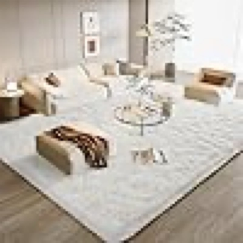 (Similar)BENRON Soft Fluffy Rugs for Living Room 8 x 10 Cream White, Extra Large Area Rug for Bedroom Dining Table Office Kids Nursery Room, Machine Washable
