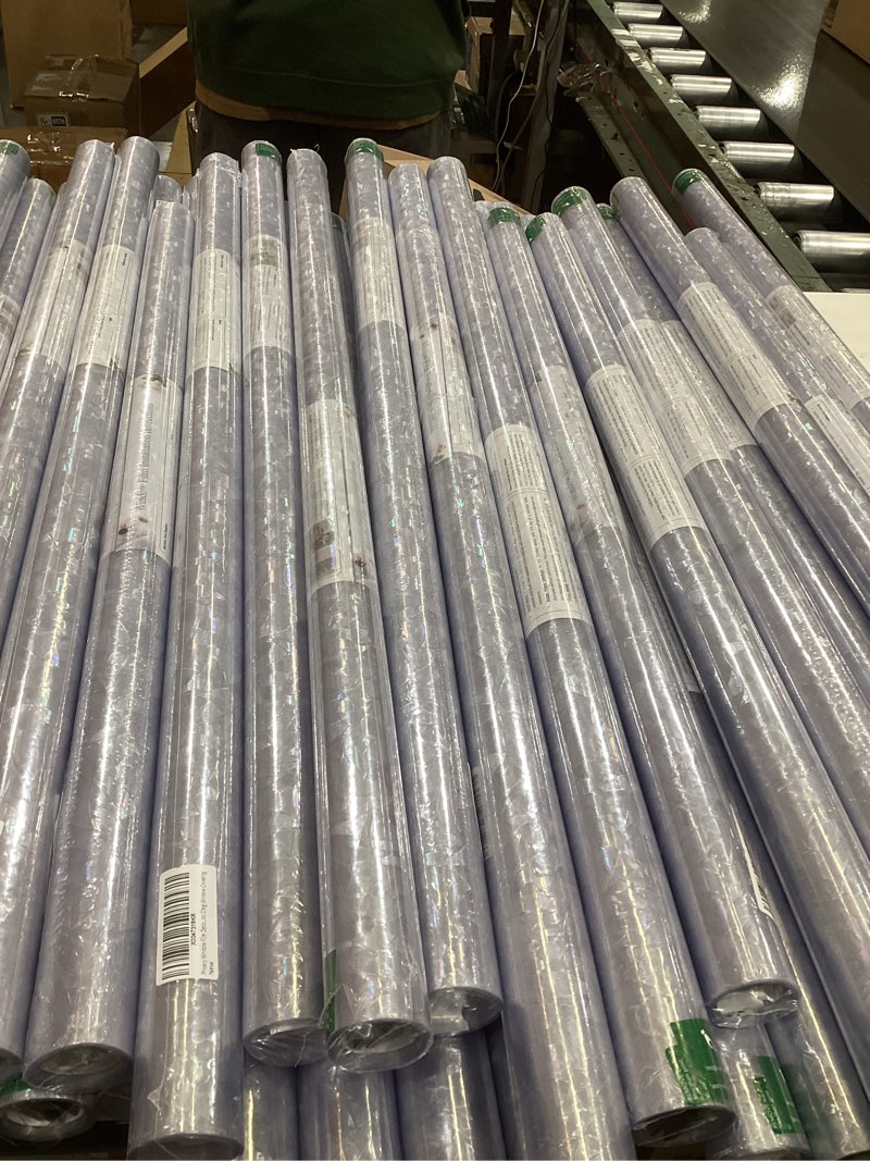 Condition photo showing New/Like New for Rainbow Window Privacy Film with Installation Tools, 3D Decorative Vinyl, Stained Glass Decals, Removable, Peep-Proof, Static Cling, Heat Control (35.4 x 78.7 Inch) 35.4 x 78.7 Inch Multicolor