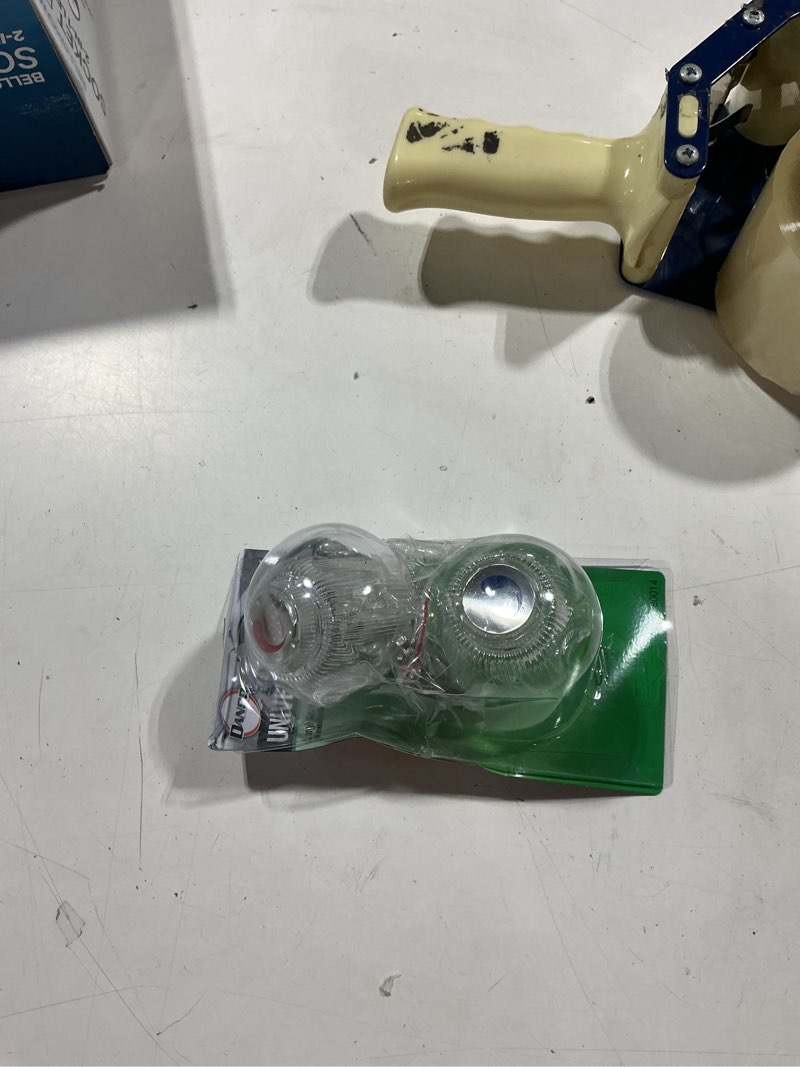 Condition photo showing Good Condition for large faucet handles in clear acrylic