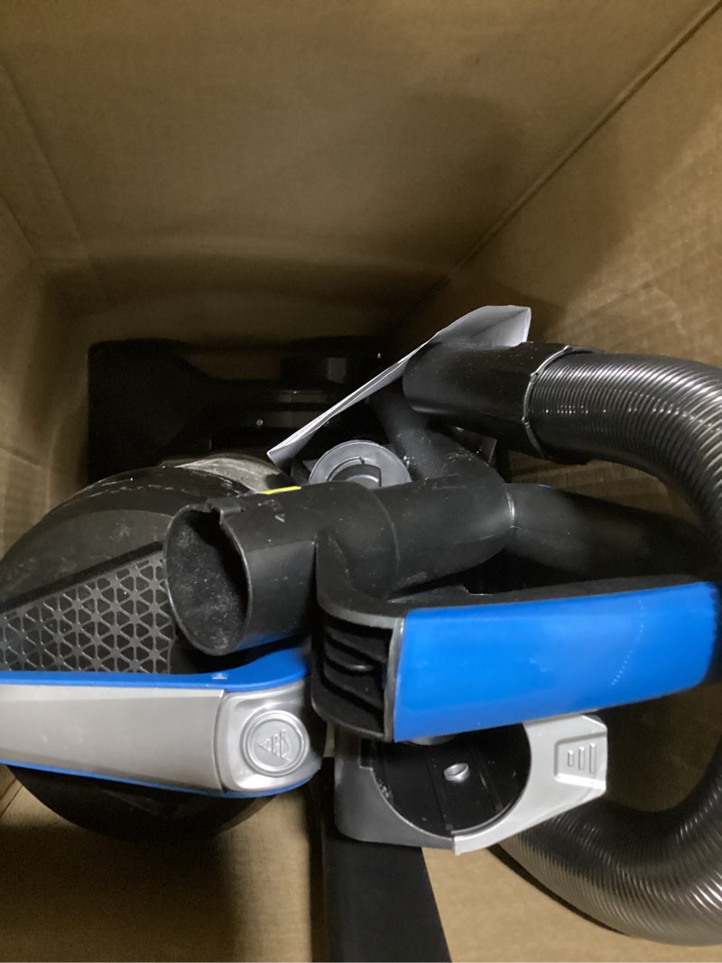 Condition photo showing As Is for Eureka NEU10AE5 Powerful Bagless Upright Vacuum Cleaner Carpet and Floor, AirSpeed Ultra-Lightweight Vacuum Cleaner, w/ Replacement Filter, Blue Blue AirSpeed NEU10AE5