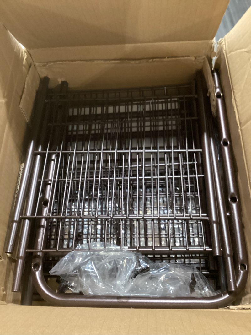 Condition photo showing Good Condition for similar to  SONGMICS Shoe Rack, 3-Tier Shoe Organizer, Metal Storage Shelf, Upright or Upside Down, for 8-12 Pairs, Stackable, for Entryway, 11.8 x 26.8 x 21.7 Inches, Black ULSA203B01
