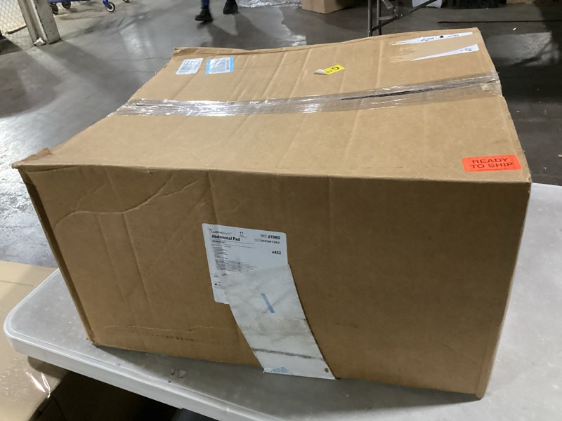 Condition photo showing Good Condition for Covidien 6198D Dermacea Abdominal Pad, 8" x 10" Size (Pack of 432)