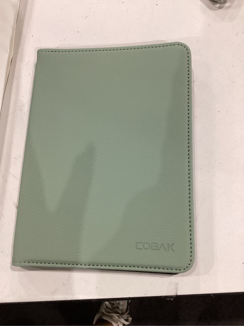 Condition photo showing Good Condition for cobak case with stand for kindle paperwhite 12th gen 2024 released (7") & kindle colorsoft signature edition - durable pu leather cover with auto sleep wake, card slot, hand strap feature, sage green 7" 12th **sage