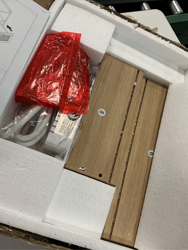 Condition photo showing Good Condition for lerliuo rattan nightstand with charging station, boho side table with drawer open shelf, cane accent bedside end table for bedroom, dorm and small spaces natural 1 pack