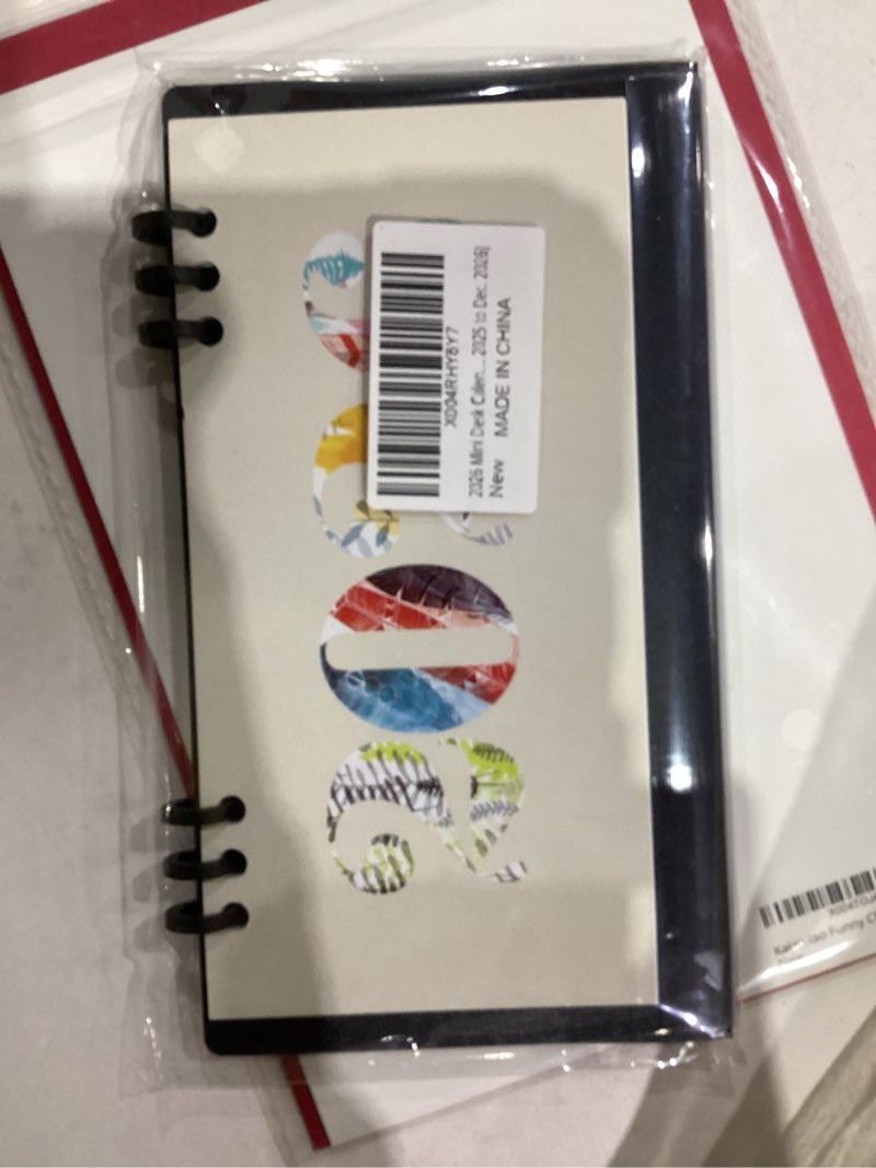 Condition photo showing New/Like New for 2026 Mini Desk Calendar Flip Monthly Memo Notes Calendar 6.9" x 3.7" - Black(Oct. 2025 to Dec. 2026) Black2026