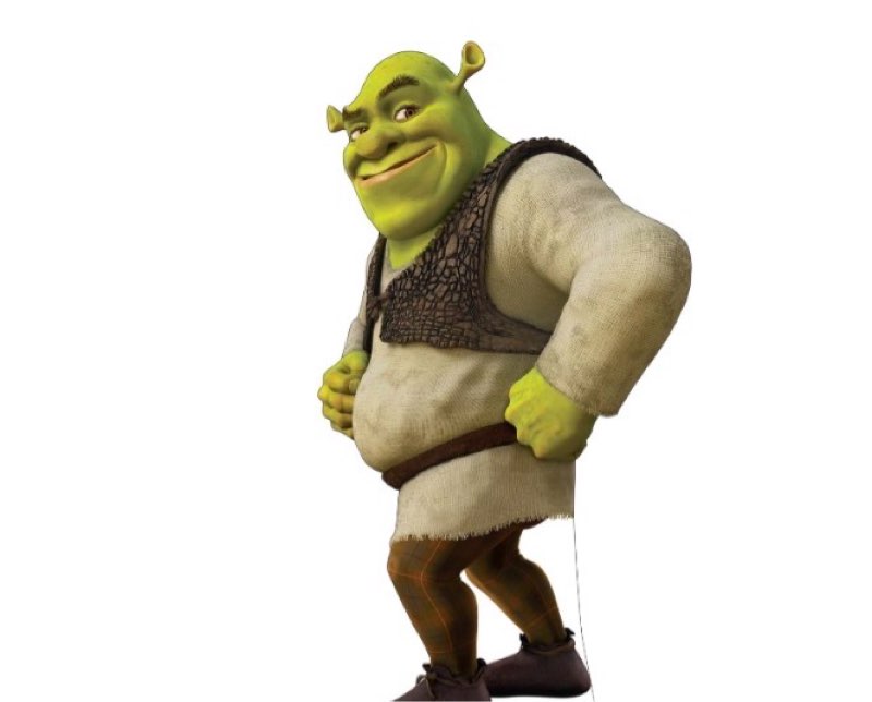 Cardboard People Shrek Life Size Cardboard Cutout Standup - Shrek (2001 Film)