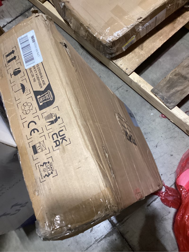 Condition photo showing As Is for vevor hydraulic motorcycle lift jack 1500 lbs capacity atv scissor lift jack portable motorcycle lift table with 4 wheels hydraulic foot-operated hoist stand for motorcycle atv utv powersports orange
