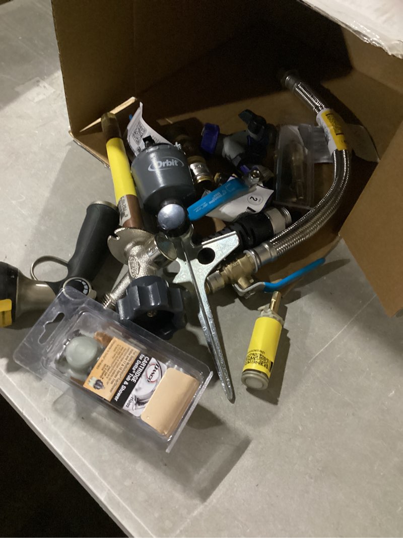 Condition photo showing As Is for home improvment accessories and misc. tools