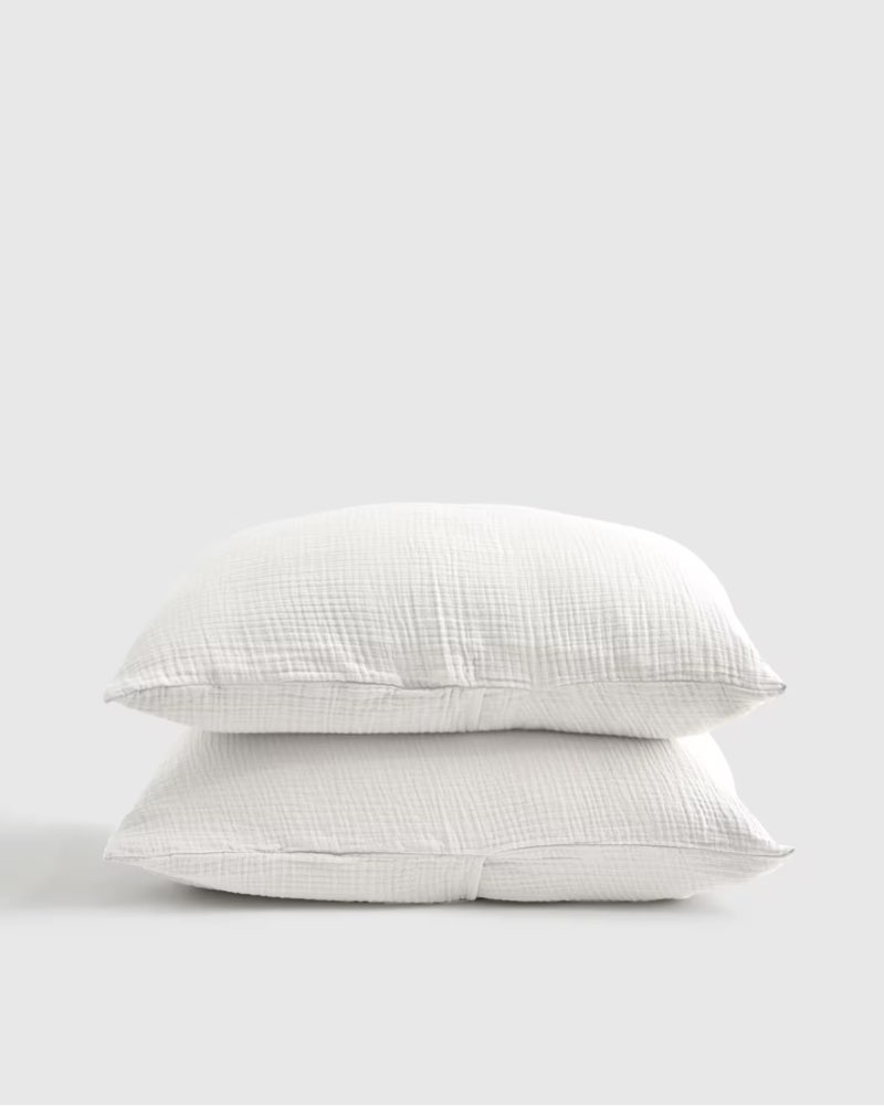 organic cotton gauze sham set