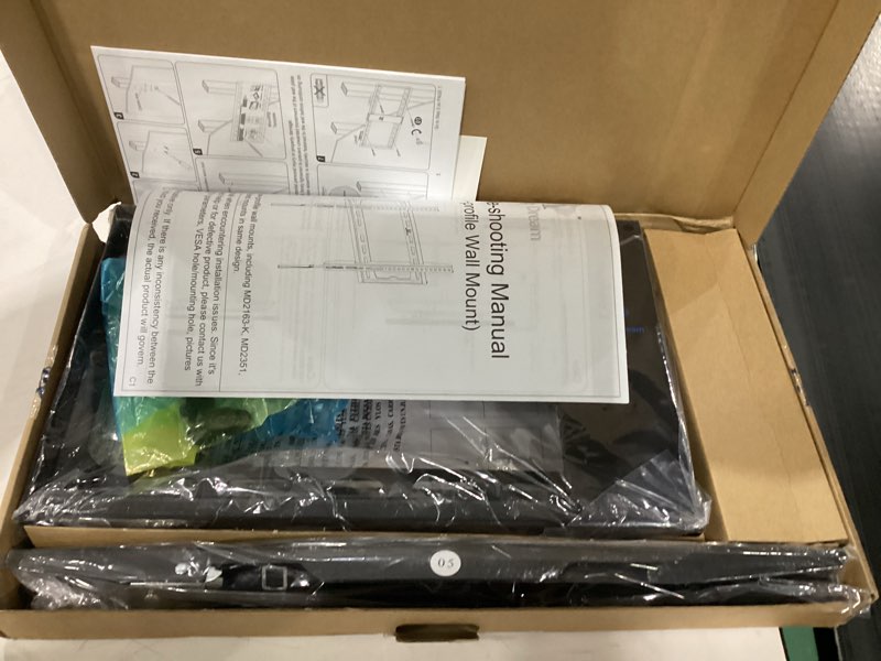 Mounting Dream TV Mount Fixed for Most 42-84 Inch Flat Screen TVs, UL Listed TV Wall Mount Bracket up to VESA 600 x 400mm and 132 lbs - Fits 16"/18"/24" Studs - Low Profile and Space Saving MD2163-K For 42"-84" TV