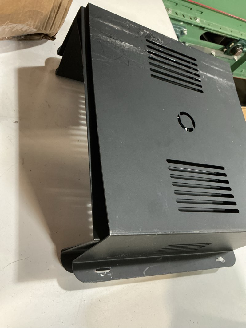 Condition photo showing As Is for Which radio fits mounting bracket whith dimensions