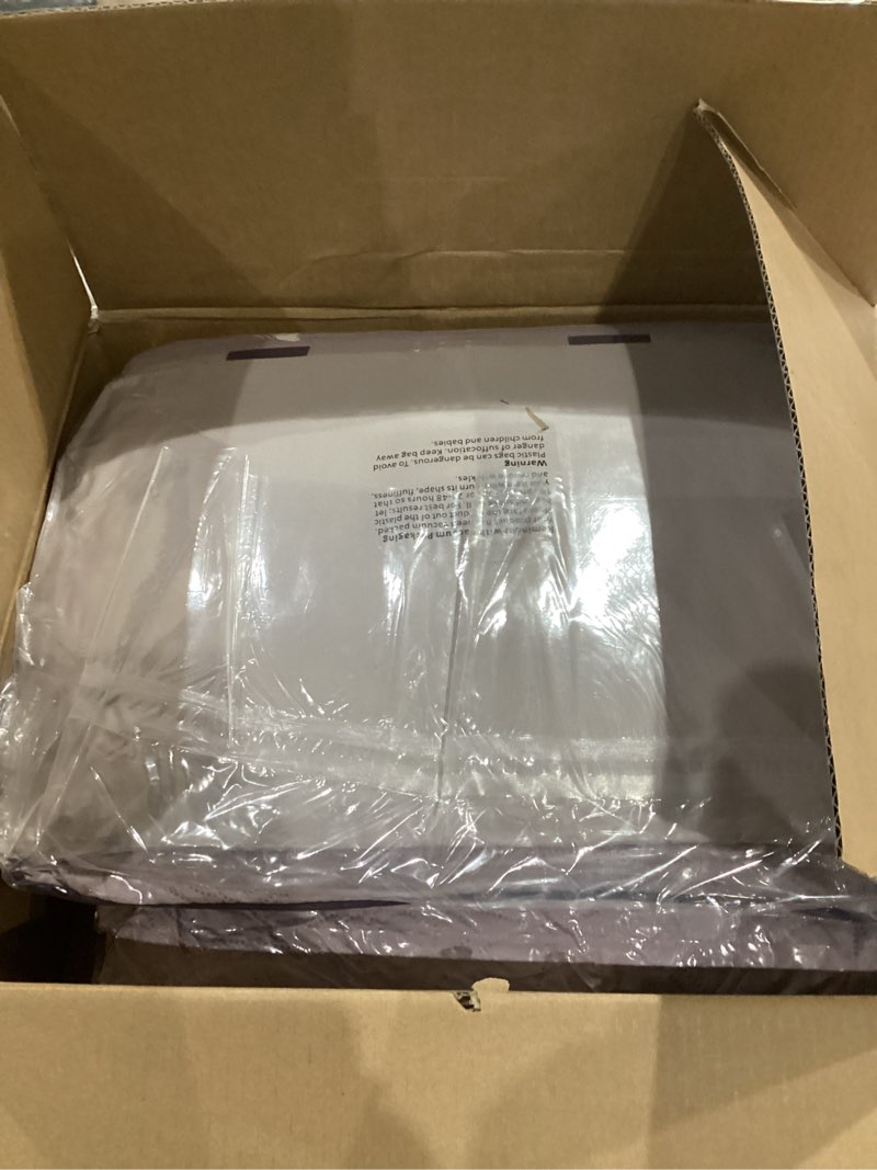 Condition photo showing Good Condition for Chezmoi Collection Upland 7-Piece Quilted Patchwork Comforter Set, Lavender/Gray/Purple, Full Full Lavender/Gray/Purple