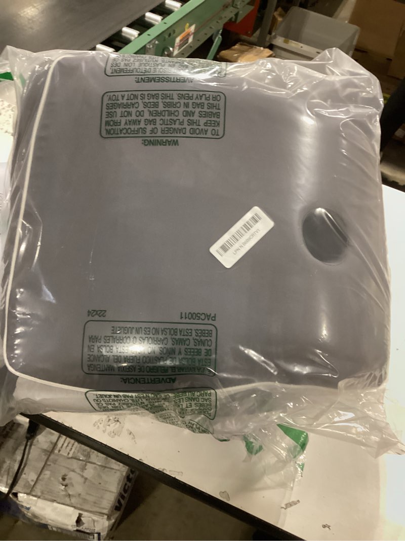 Condition photo showing New/Like New for intimacy wedge pillow for couples – memory foam support cushion for waist, neck & back, waterproof & portable with washable cover, ideal for sitting, lying & adult play grey