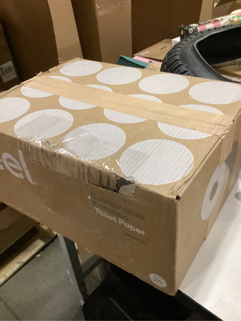 Condition photo showing New/Like New for Reel Premium Toilet Paper - 24 Rolls of Toilet Paper - 3-Ply Made From Tree-Free - Zero Plastic Packaging, Septic Safe 24 Count (Pack of 1)