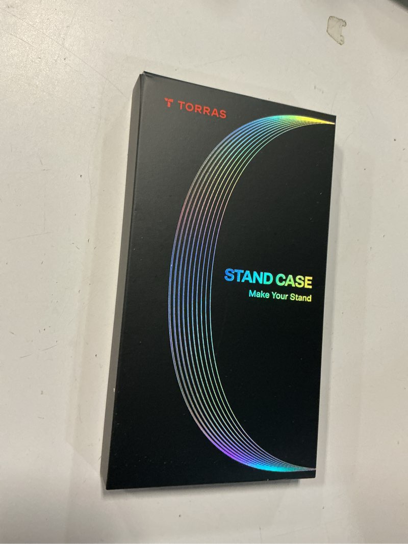 Condition photo showing New/Like New for TORRAS 360 Magnetic Stand for iPhone 17 Pro Case, Ostand 3.0[Fit for MagSafe][4X Mil-Grade Shockproof] Rotatable Kickstand Protective Cover, Camera Control Button, Translucent Burgundy Red, O3 Fitness D-Burgundy Red For iPhone 17 Pro