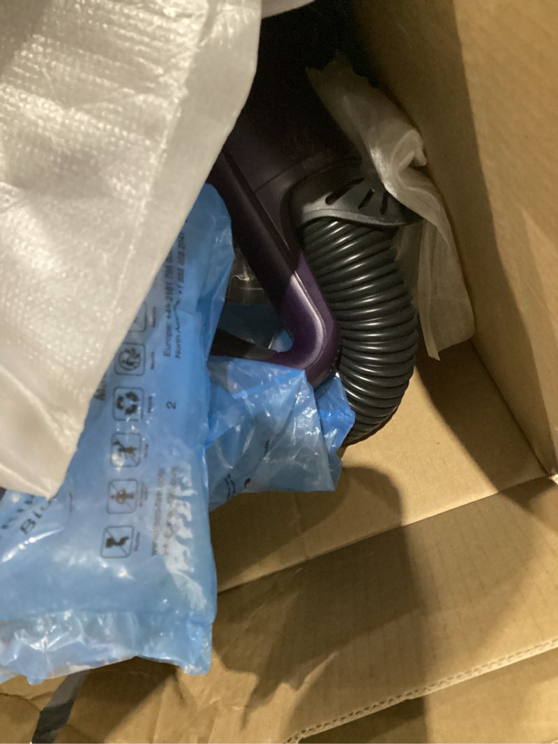 Condition photo showing As Is for shark powerdetect upright vacuum cleaner with hepa filter, heavy duty vacuum with powerful suction for pet hair pickup, duoclean technology, powered lift-away, ideal for carpets & hardfloors, az4002 powerdetect w/ odor neutralizer