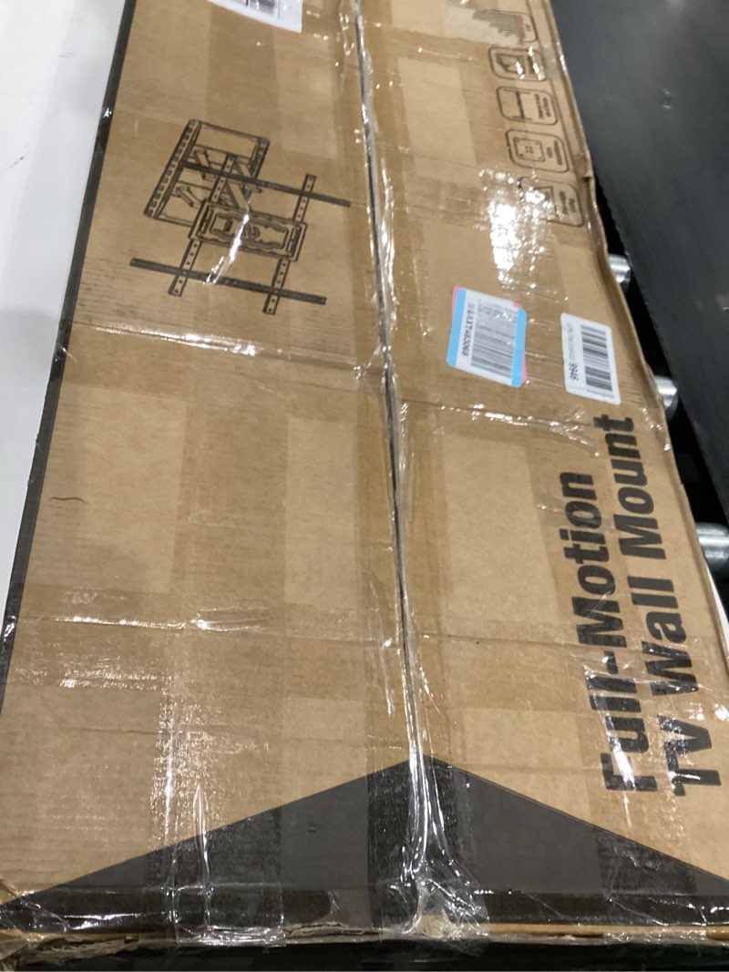 Condition photo showing As Is for TV Wall Mount for 32"-100" up to 220 lbs, USX MOUNT Full Motion TV Mount with Swivel Tilt Dual Articulating Arms, Pre-Assembled Universal Wall Bracket, Max VESA 800x600mm, 12?-24? Wood Studs 32-100" full motion tv mount