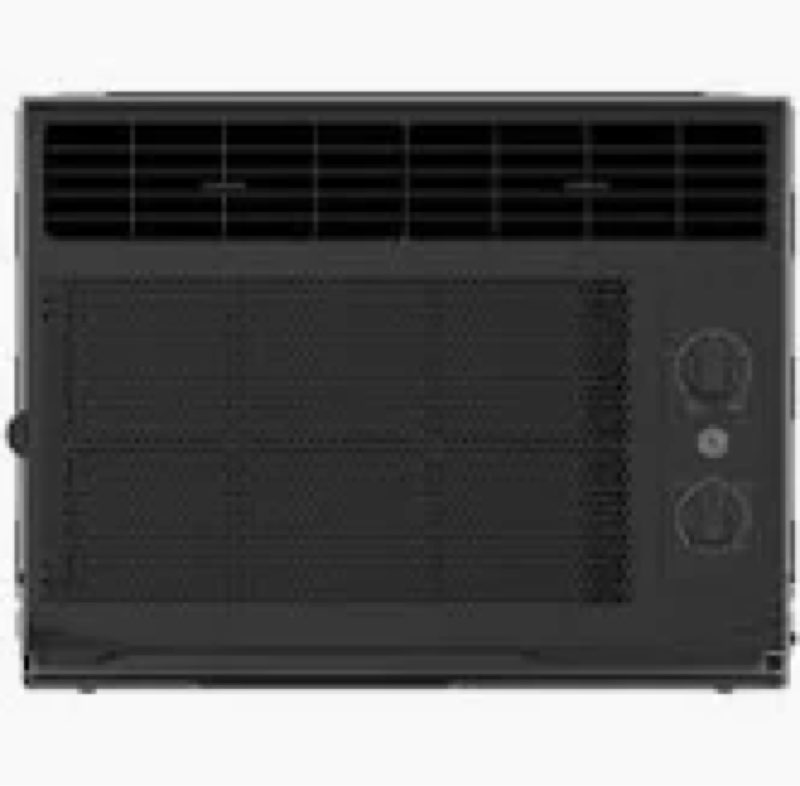 GE® 5,000 BTU Mechanical Window Air Conditioner for Small Rooms up to 150 sq ft., Black