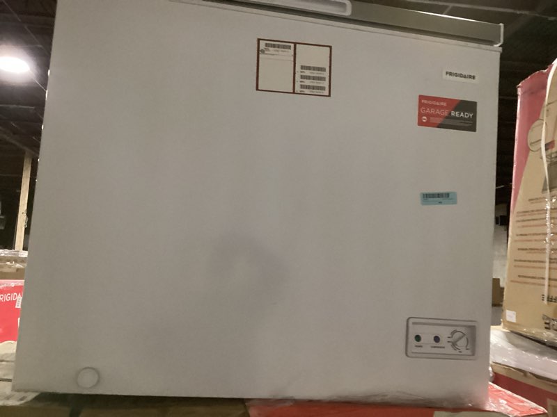 Condition photo showing Good Condition for (Similar to) SMETA Chest Freezer 14.0 Cubic Feet, Deep Large Freezers Top Door with Removable Basket, Adjustable Thermostat 4 Wheels, Energy Saving, Large Storage for Garage, Kitchen, Office, White 14.0 cu ft