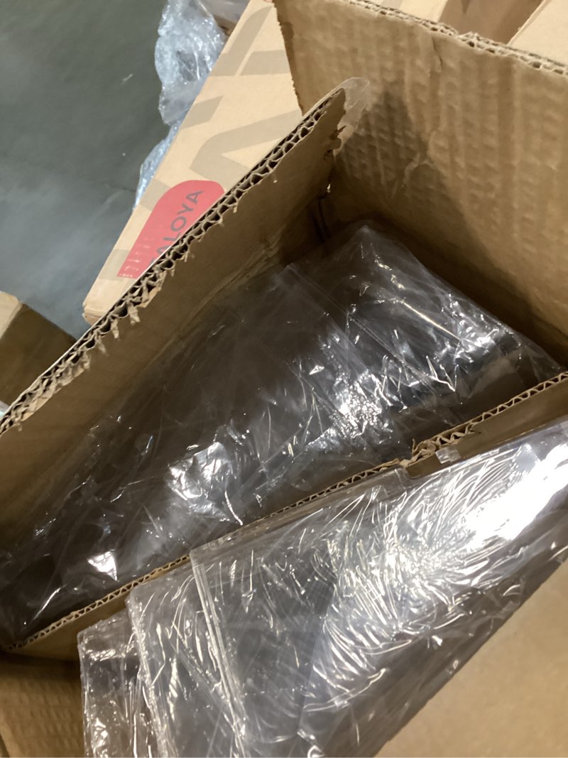 Condition photo showing Good Condition for clear acrylic single pocket, plastic hanging wall mount file holder for office home (clear, 6 pack) clear 6 pack