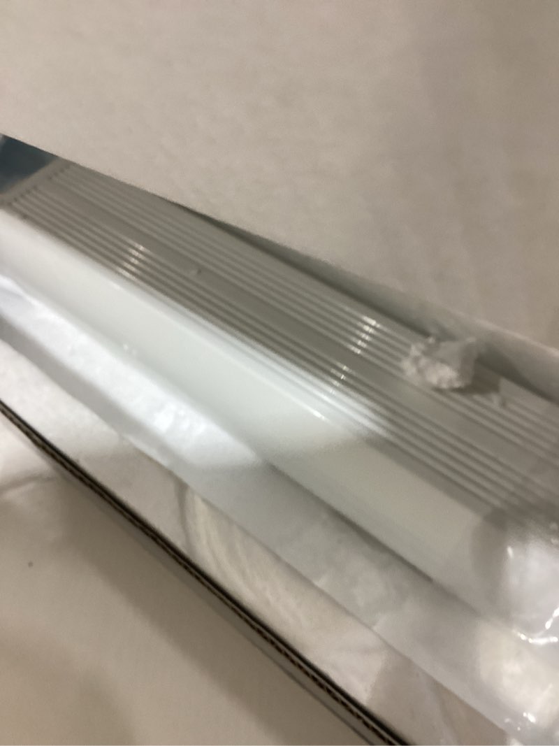 Condition photo showing New/Like New for Silent Curtain Track Ceiling Mount, Aluminum Ultra-Thin Ceiling Curtains Tracks System, Low Profile Drape Rail for Inward Opening Window Self Adhesive Slide Curtains Rail Set (5.6FT (1.7m))